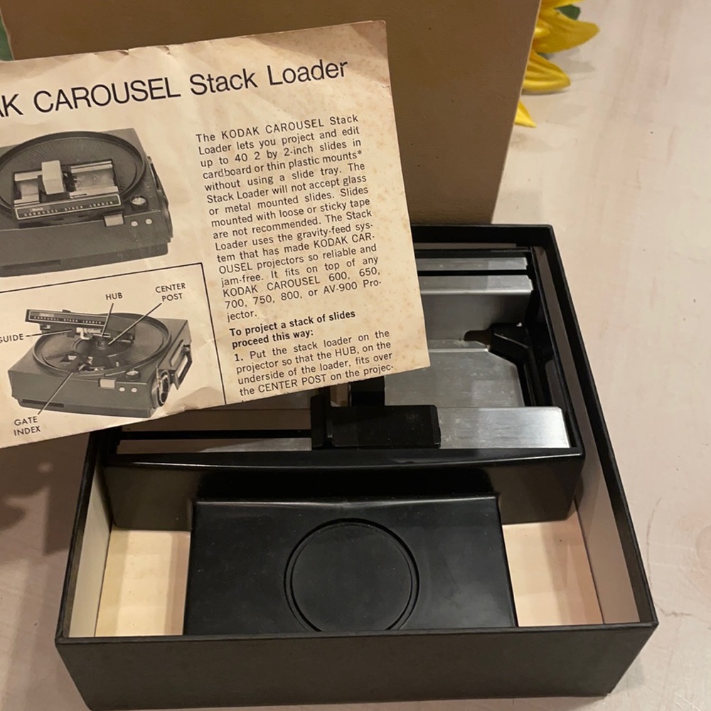 VINTAGE Kodak Carousel Stack Loader for Slide Projectors In Original Box
